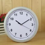 Gabinete de reloj creativo oculto dinero caja de reloj de pared arreglo oculto almacenamiento dinero seguro caja de almacenamiento, white, Brass