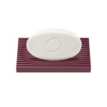 2 uds caja de jabón personalizada de goma suave resistente a caídas fregona de jabón tipo encimera de baño de doble cara