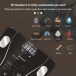 Básculas de peso humano elegantes electrónicas de Digitaces de la báscula de baño de las balanzas del cuerpo de la exhibición del LCD, Bathroom Scale - Imagen 4
