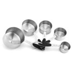 Juego de cuchara medidora de acero inoxidable, cuchara de café, utensilio de cocina para hornear, Measuring Cup 5 in 1