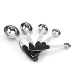 Juego de cuchara medidora de acero inoxidable, cuchara de café, utensilio de cocina para hornear, Measuring Spoon 5 in 1