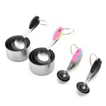 Juego de cuchara medidora de acero inoxidable, cuchara de café, utensilio de cocina para hornear, Measuring Spoon 5 in 1 - Imagen 4