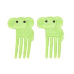 5 Juegos 10 en 1 Creativo Animal de Dibujos Animados Plástico Niños Fruta Tenedor Bento Decoración Palillo de Dientes - Imagen 3