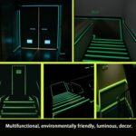 Cinta reflectante que brilla, pegatina autoadhesiva, cinta luminosa extraíble, cinta de advertencia fluorescente que brilla en la oscuridad, 2cm  x 3m - Imagen 3