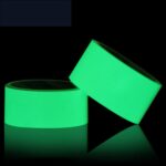 Cinta reflectante que brilla, pegatina autoadhesiva, cinta luminosa extraíble, cinta de advertencia fluorescente que brilla en la oscuridad, 2cm  x 3m - Imagen 4