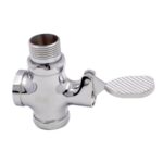 Válvula de descarga de taburete de 1 pulgada, Pedal de pie, válvula de retardo para urinario, válvula de descarga de inodoro en cuclillas, Copper Small
