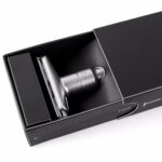 Maquinilla de afeitar de seguridad ajustable para hombre, máquina de afeitar clásica de doble filo para depilación con 5 cuchillas - Imagen 3