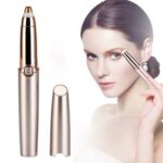 Dispositivo automático del retiro del pelo del recortador eléctrico de la ceja del botón, Push Button Rose Gold