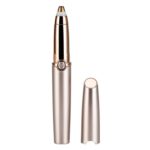 Dispositivo automático del retiro del pelo del recortador eléctrico de la ceja del botón, Push Button Rose Gold - Imagen 2
