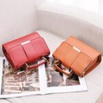 Bolso de mujer Bolsos de cuero Bolso de hombro de PU Bolsos cruzados con solapa pequeña para mujer Bolsos de mensajero - Imagen 5