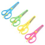 Tijeras Elásticas De Seguridad Cuchillo Color Caramelo - Imagen 2