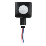 Interruptor de focos de pared con Sensor de movimiento infrarrojo PIR de seguridad automática, 10mm