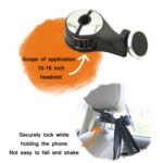 Gancho para teléfono móvil con reposacabezas trasero multifuncional para coche de 2 piezas, Three Generation Magnetic Blue - Imagen 5