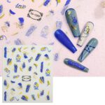 Adhesivo transparente esmerilado para decoración de uñas, 10 Uds., TH-1099