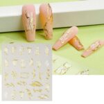 Adhesivo transparente esmerilado para decoración de uñas, 10 Uds., TH-1103