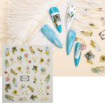 Adhesivo transparente esmerilado para decoración de uñas, 10 Uds., TH-1113