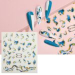 Adhesivo transparente esmerilado para decoración de uñas, 10 Uds., TH-1114