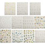 Adhesivo transparente esmerilado para decoración de uñas, 10 Uds., TH-1115 - Imagen 2