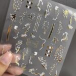 Adhesivo transparente esmerilado para decoración de uñas, 10 Uds., TH-1113 - Imagen 3