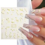Adhesivo transparente esmerilado para decoración de uñas, 10 Uds., TH-1112 - Imagen 4