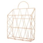 Soporte para revistas de estilo nórdico, estante para libros y archivos, estante colgante de escritorio