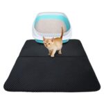 Estera para residuos de Gato impermeable, EVA, doble capa, trampa para arena para gatos, alfombrilla para mascotas, almohadilla inferior, estera antideslizante para arena para mascotas y gatos, XS - Imagen 4
