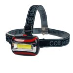 2 PCS 3W Portátil Mini COB LED Faros delanteros Antorcha con 3 modos de iluminación
