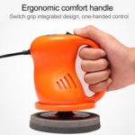 Pulidor de coche eléctrico, Kit de máquina de pulido y encerado, limpieza automática, pulido de coche, accesorios ABS para coche, Electric Car Polisher(Black) - Imagen 5
