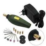 Mini juego de taladro eléctrico, herramienta para fresado, pulido, perforación, corte, grabado, Drill Set Tool