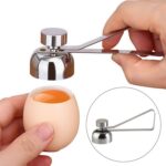 Tijeras de Metal para huevos, cortador de huevos, abridor de cáscaras, herramientas creativas de cocina para huevos crudos hervidos de acero inoxidable, Egg Topper