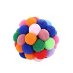 3 PCS colorido hecho a mano campanas gato bola animosa juguete para mascotas, L - Imagen 3