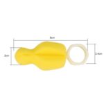 5 uds., Esponja giratoria de 360 ​​grados, cepillo amarillo para pezones para bebés, limpieza de tetinas, cepillos para biberones, limpiador para chupetes para bebés - Imagen 4