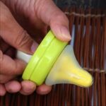 5 uds., Esponja giratoria de 360 ​​grados, cepillo amarillo para pezones para bebés, limpieza de tetinas, cepillos para biberones, limpiador para chupetes para bebés - Imagen 5