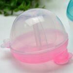 Dispensador de fórmula de leche en polvo para bebé, contenedor de alimentos, caja de alimentación de almacenamiento, caja de almacenamiento de viaje a prueba de fugas de 3 capas, 5 uds., Verde, Rosado, Amarillo, Azul - Imagen 3