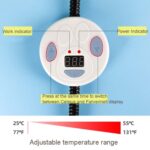 Almohadilla térmica para mascotas Manta eléctrica impermeable y antirrayas, tamaño: 60x45 cm, US Plug, JP Plug, EU Plug, UK Plug - Imagen 4
