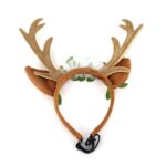 Accesorios navideños para mascotas, horquilla para perro, adorno para gato, diadema de asta navideña, L - Imagen 2