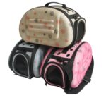 Bolso portátil para gatos, bolsa de viaje plegable, bolsa de transporte para cachorros, bolsas de hombro de malla para mascotas, 36x22x20cm - Imagen 3