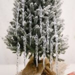 10 bolsas de suministros de Navidad colgante de barra de hielo transparente colgante de hilo de decoración de árbol de Navidad - Imagen 2