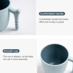 Taza de enjuague doméstica simple de 5 piezas con asa Taza de lavado creativa, 301-400ml - Imagen 3