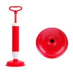 Bomba de succión potente para dragado de alcantarillado doméstico, ventosa para inodoro, vacío, Plastic Rod, Stainless Steel Rod
