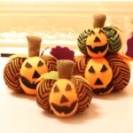 3 uds. De muñecos de calabaza no tejidos para Halloween, adornos decorativos para Halloween, Bar, fiesta, accesorios de decoración, Double Layer - Imagen 2