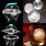 12 PCS Whisky Ice Ball Mold Silicona PP Bandeja de hielo redonda Entrega de color aleatorio, Detachable Cover, Non-separable Cover
