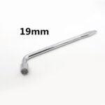 5 uds herramienta de extracción de neumáticos de coche tipo L llave para neumáticos llave de vaso, 19mm - Imagen 2