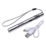 Pen Design Linterna recargable por USB Potente mini lámpara LED