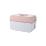 Caja de almacenamiento de emergencia multifuncional para el hogar, a prueba de polvo, seguridad familiar, estuche para medicamentos de doble capa, S
