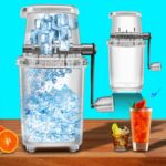 Trituradora de hielo manual pequeña para el hogar Máquina de hielo manual multifuncional DIY