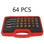 Tornillo de drenaje de aceite para cacerola de aceite de coche, herramienta de reparación de dientes deslizantes, tornillo inferior de aceite, 64 PCS In 1, 114 PCS In 1 - Imagen 2