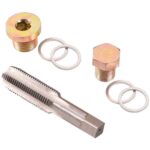 Tornillo de drenaje de aceite para cacerola de aceite de coche, herramienta de reparación de dientes deslizantes, tornillo inferior de aceite, 64 PCS In 1, 114 PCS In 1 - Imagen 5