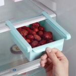 Estante de almacenamiento para refrigerador de cocina multifunción, soporte para estante de frigorífico y congelador, organizador de cajón extraíble, 2 uds. - Imagen 5