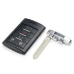 Carcasa para llave remota de coche Cadillac con hoja de llave virgen - Imagen 2